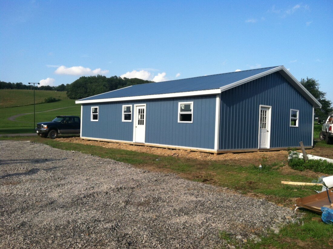 Blue Pole Barn