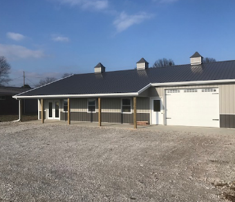 A garage built by Eastern Buildings in West Virginia